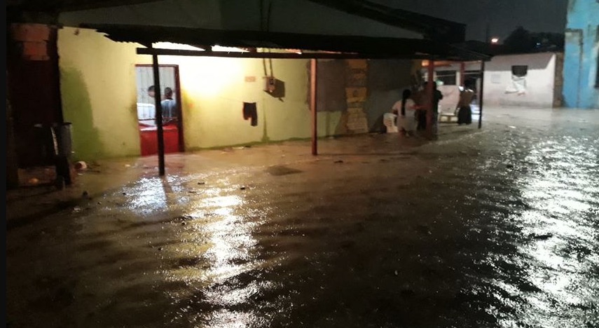 Ruas de Manaus alagam durante chuva torrencial; veja fotos e vídeos