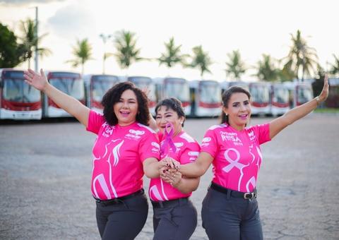 Outubro Rosa coloca ônibus em campanha e alerta sobre câncer de mama