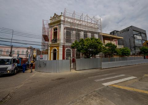 Obra de restauro da biblioteca municipal João Evangelista está com 30% concluída