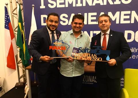 No Amazonas, obra de esgotamento sanitário dá prêmio a prefeito