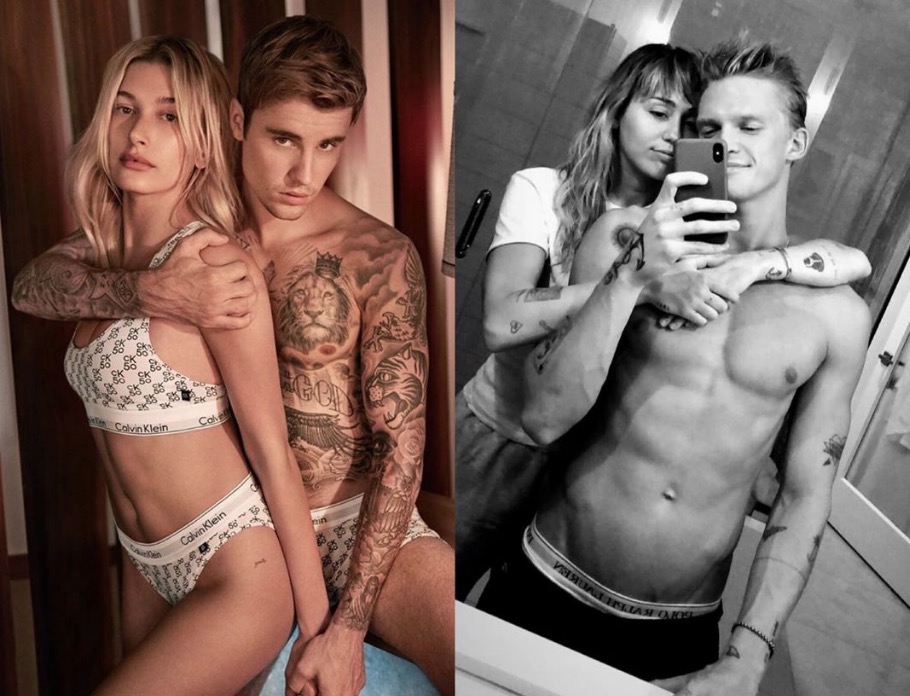 Justin Bieber marca encontro duplo com Cody Simpson e Miley Cyrus:  ‘seu corpo é maravilhoso’