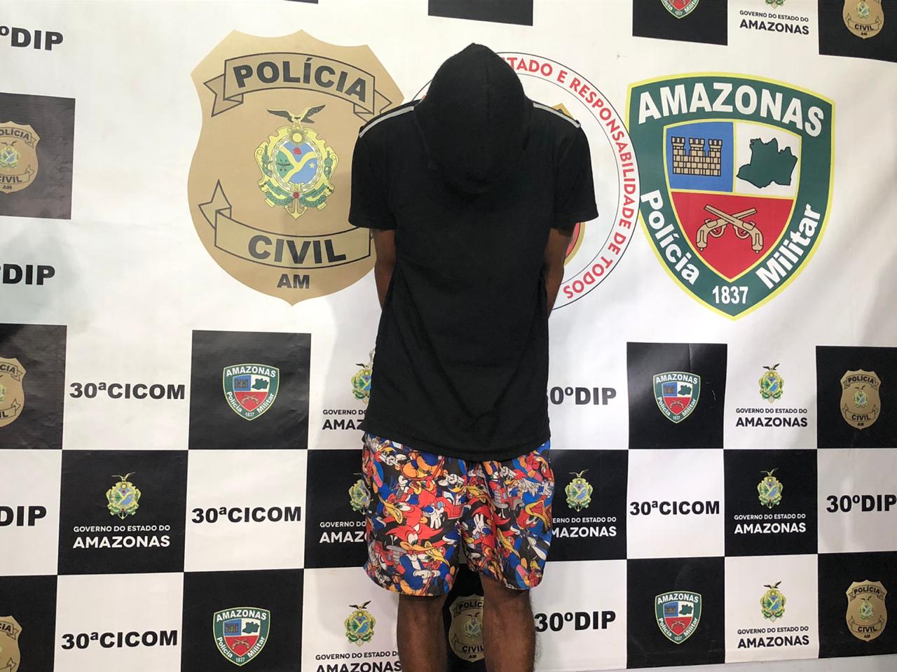 Em Manaus, guardador de carros é preso por estuprar enteado durante 7 anos 
