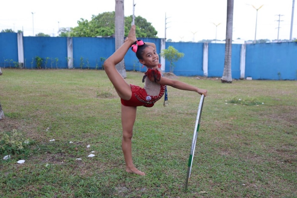 Amazonense é campeã nacional de ginástica rítmica