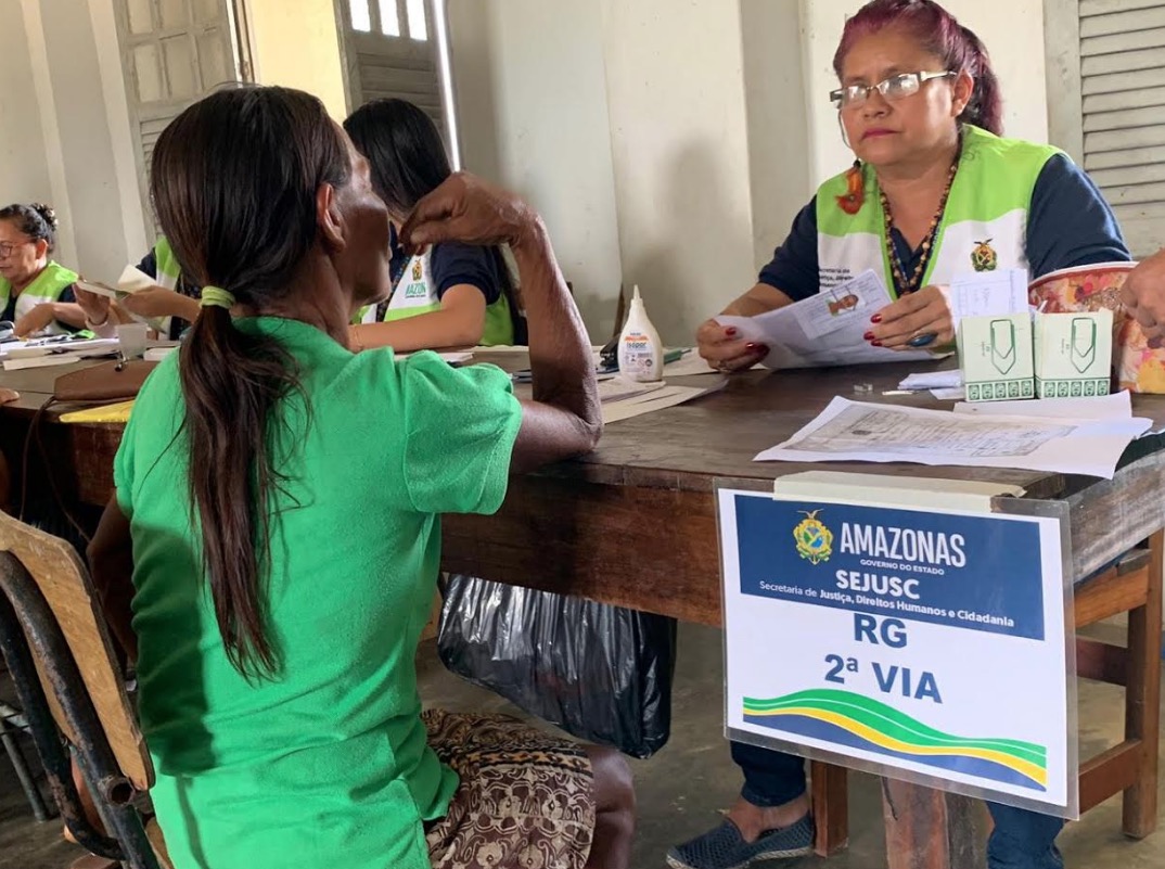 Comunidades indígenas recebem ação para emissão de documentos no Amazonas 