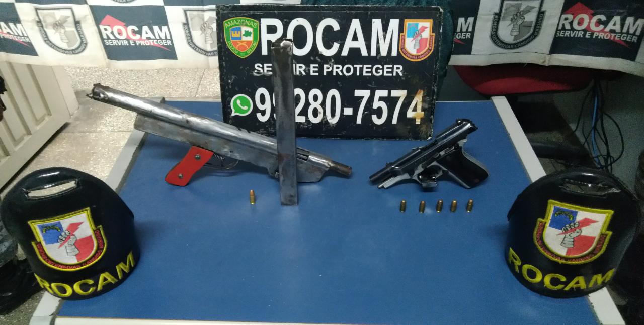 Após denúncias de tiroteio, homem é preso com submetralhadora em Manaus