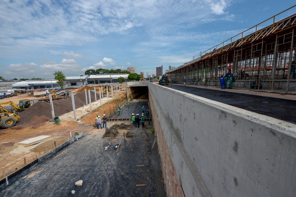 Em Manaus, anel viário da Constantino Nery entra em nova fase de construção