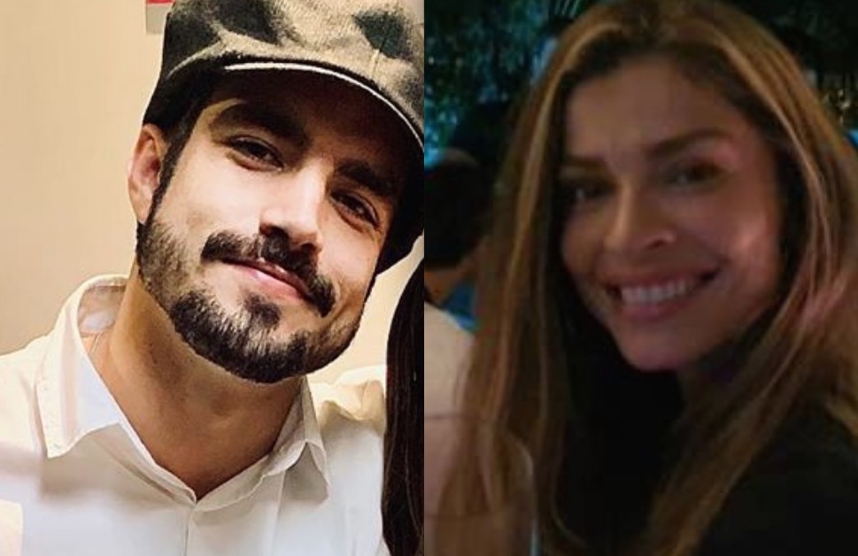 Caio Castro apresenta Grazi Massafera como namorada em festa de ‘A Dona do Pedaço’ 