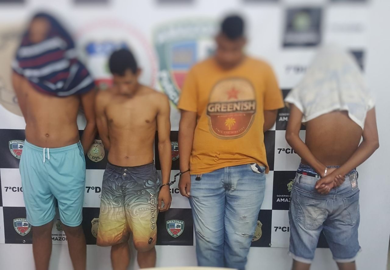 Suspeitos de assalto a ônibus são presos em Manaus