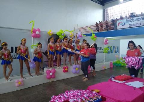 Festival de Ginástica Rítmica entrega medalhas a participantes em Manaus