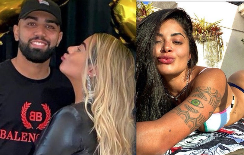 Gabigol teria traído Rafaella Santos com Aline Riscado durante comemorações do Fla