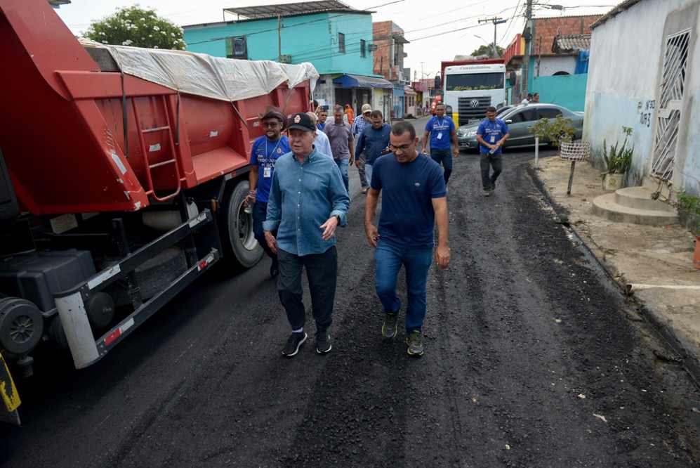 Programa de recuperação viária chega a sua fase final com obras na zona Oeste de Manaus