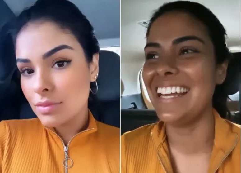 Munik Nunes faz bronzeamento artificial e o pior acontece