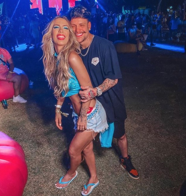Gabi Brandt ‘enlouquece’ rebolando em festa de Gkay: ‘defeito é o Saulo’