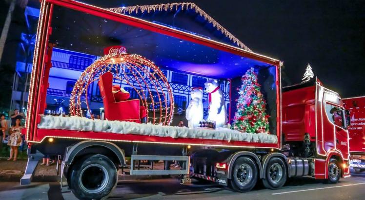 Saiba quando a caravana de natal da Coca-Cola passa por Manaus; confira os bairros