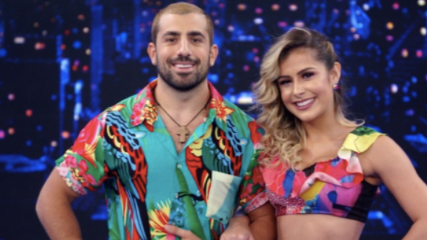 Ex-BBB Kaysar vive romance com bailarina do Faustão