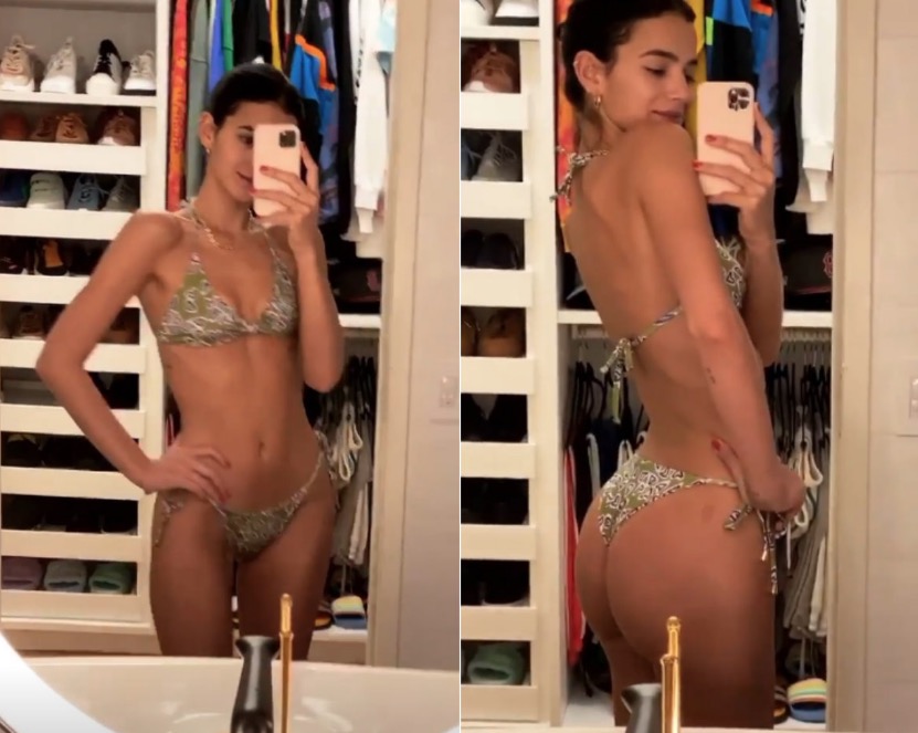 Bruna Marquezine ostenta 'frente e verso' de corpão em vídeo de biquíni