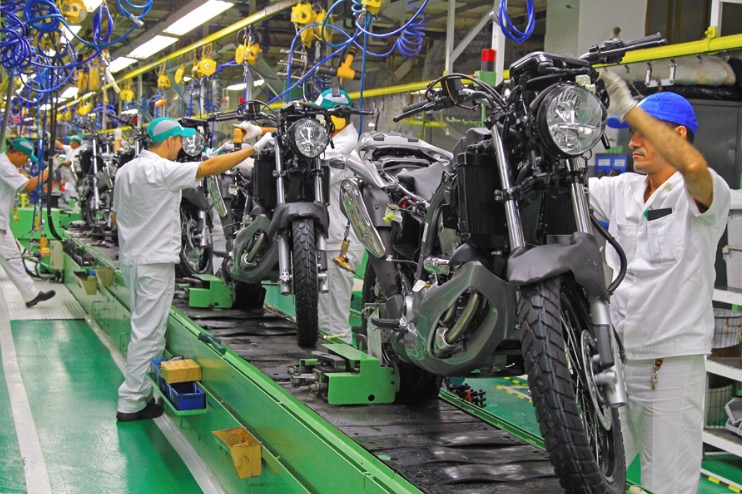 Produção de motocicletas tem aumento de 6,6% no Polo Industrial de Manaus 