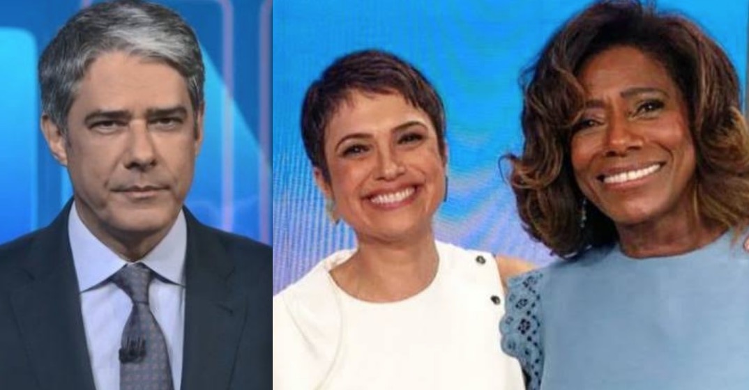 Em meio a cortes na Globo, Bonner, Glória Maria e Sandra Annenberg sofrerão mudanças no contrato
