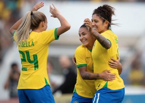 Com 2 de Cristiane, Brasil goleia o México de novo e fecha 2019 invicto com Pia