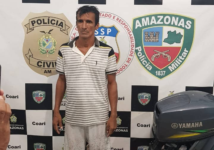 Pirata suspeito de matar mulher e ferir seu marido durante ataque é preso no Amazonas