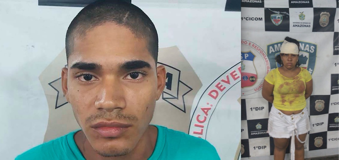 Dupla é presa suspeita de assaltar ônibus 650 no Centro de Manaus 