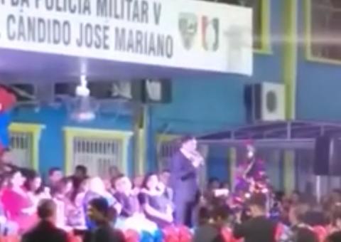 Wilson Lima é vaiado em formatura de alunos do Colégio da PM em Manaus 