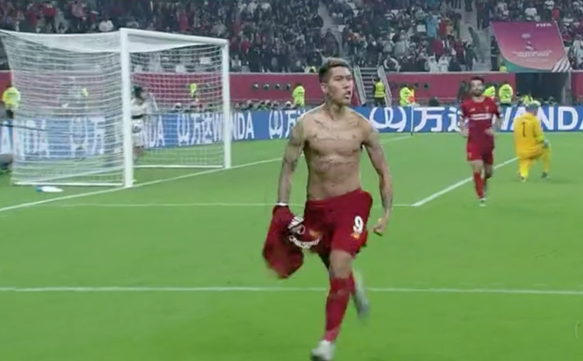 Com gol de Firmino, Liverpool vence Flamengo e conquista Mundial de Clubes