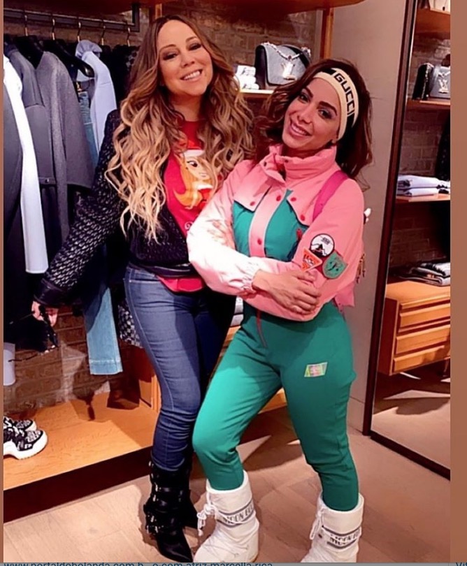 Vídeo: Anitta surta ao encontrar Mariah Carey durante férias: 'é o melhor dia da minha vida!'
