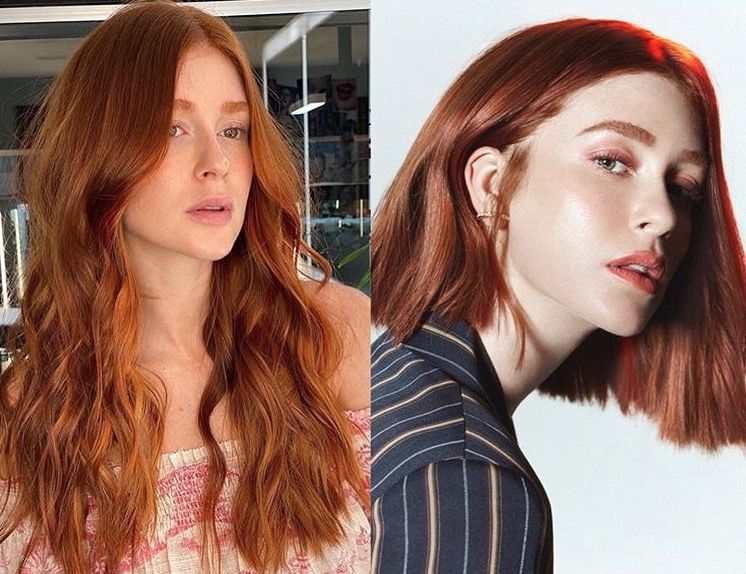 Marina Ruy Barbosa surge de cabelos curtinhos pela 1ª vez e impressiona fãs