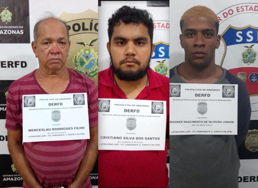 Mais três são presos suspeitos de matar sargento da PM durante assalto em Manaus