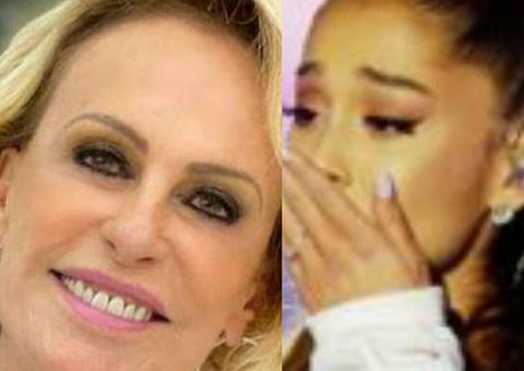 Ana Maria Braga erra nome de Ariana Grande e web não perdoa: 'Não existe'