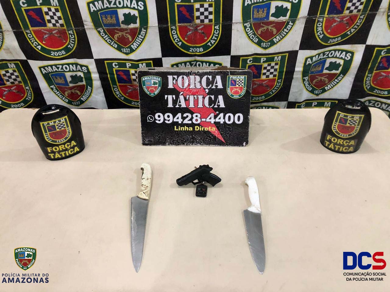 Homem é preso e adolescente apreendido por praticar arrastão na zona Sul de Manaus 