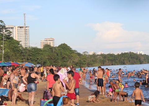 Praia da Ponta Negra será fechada em Manaus, veja quando