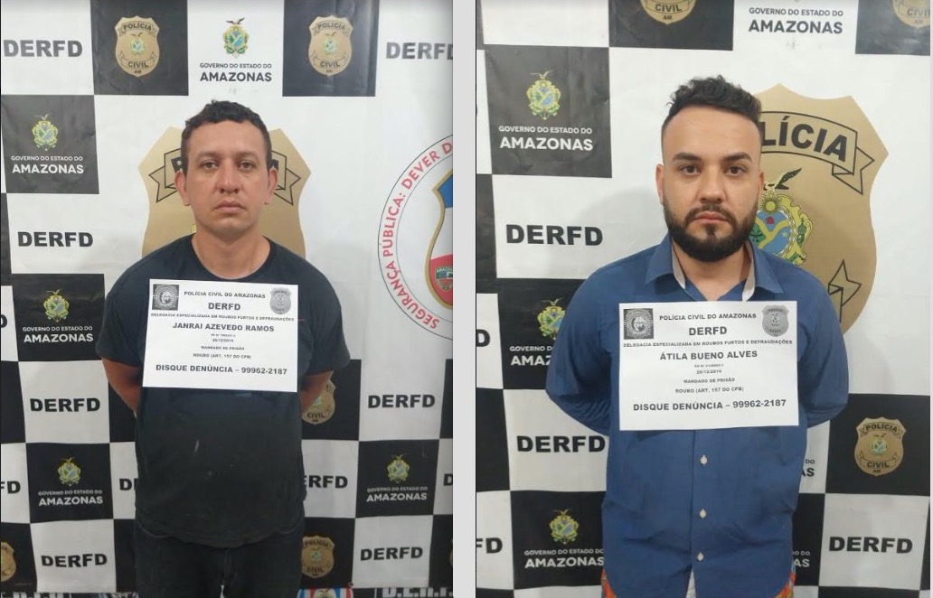 Dupla suspeita de praticar 'saidinha de banco' é presa em Manaus 