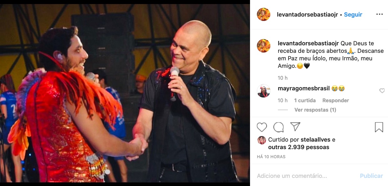 Itens oficiais do Garantido lamentam morte de Arlindo Jr.