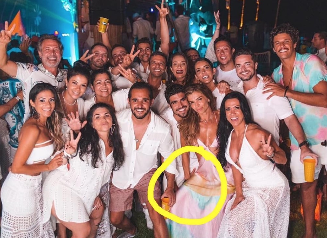 Grazi Massafera é clicada segurando parte íntima de Caio Castro e internautas reagem