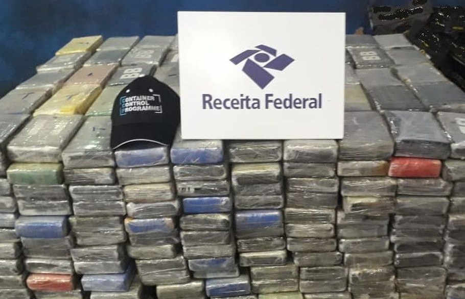 Receita Federal apreende mais de 57 toneladas de cocaína em 2019