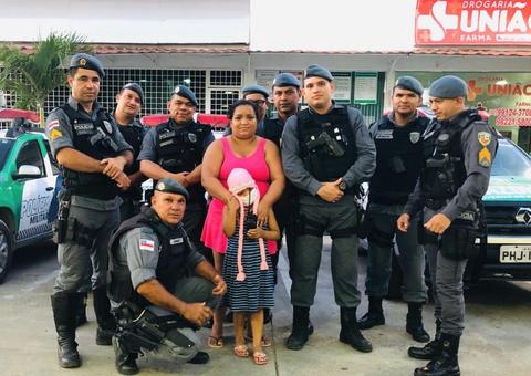 Policiais mobilizam população para ajudar criança com leucemia em Manaus
