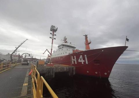 Para chegar à Antártida, navio brasileiro precisa superar estreito que já afundou 800 embarcações