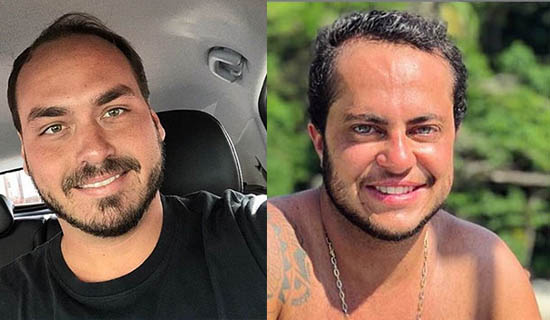 Carlos Bolsonaro posta foto do nascimento do filho de Thammy e Gretchen reage: ‘boçal' 