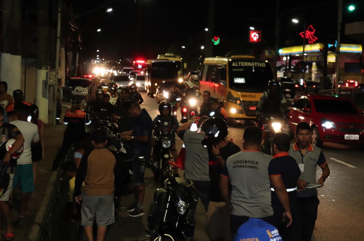 Durante operação Lei Seca, suspeito de tráfico de drogas é preso em Manaus 