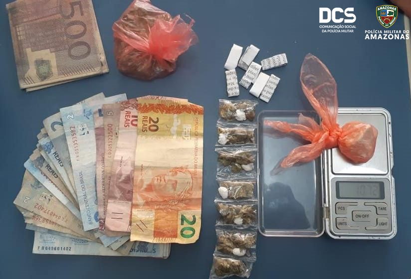 Suspeitos tentam fugir mas são presos com drogas no Amazonas