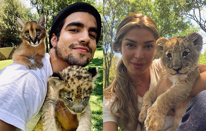 Luisa Mell detona Grazi Massafera e Caio Castro após selfie com animais silvestres 