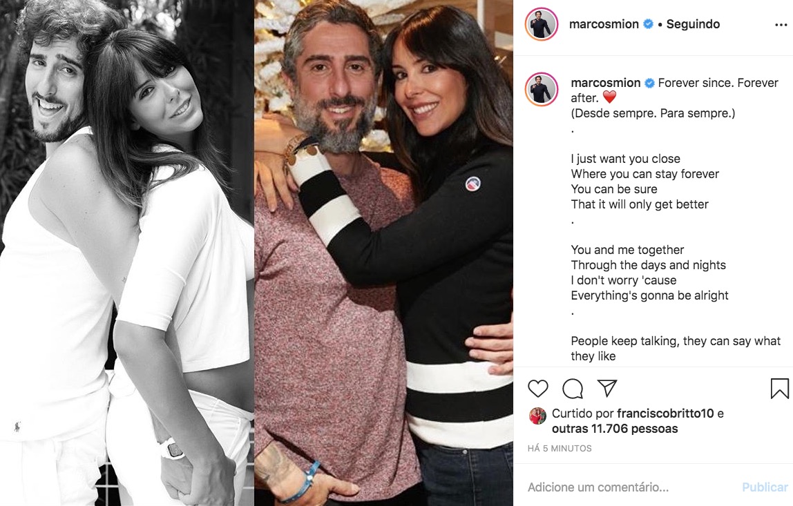 Após polêmicas de traição, Marcos Mion se declara sobre casamento com Suzana Gullo