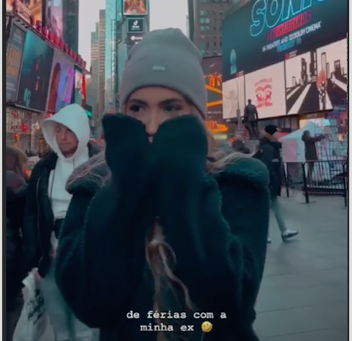 Durante viagem, Saulo Poncio ironiza: 'De férias com a minha ex'