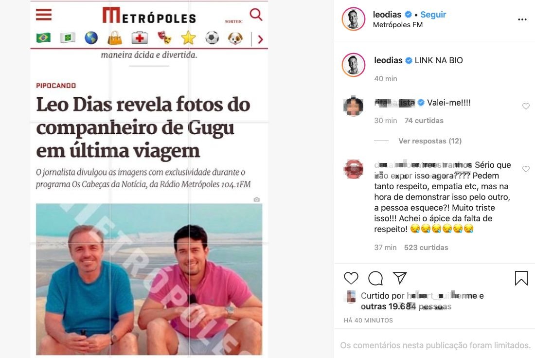 Foto de suposto namorado de Gugu Liberato é revelada
