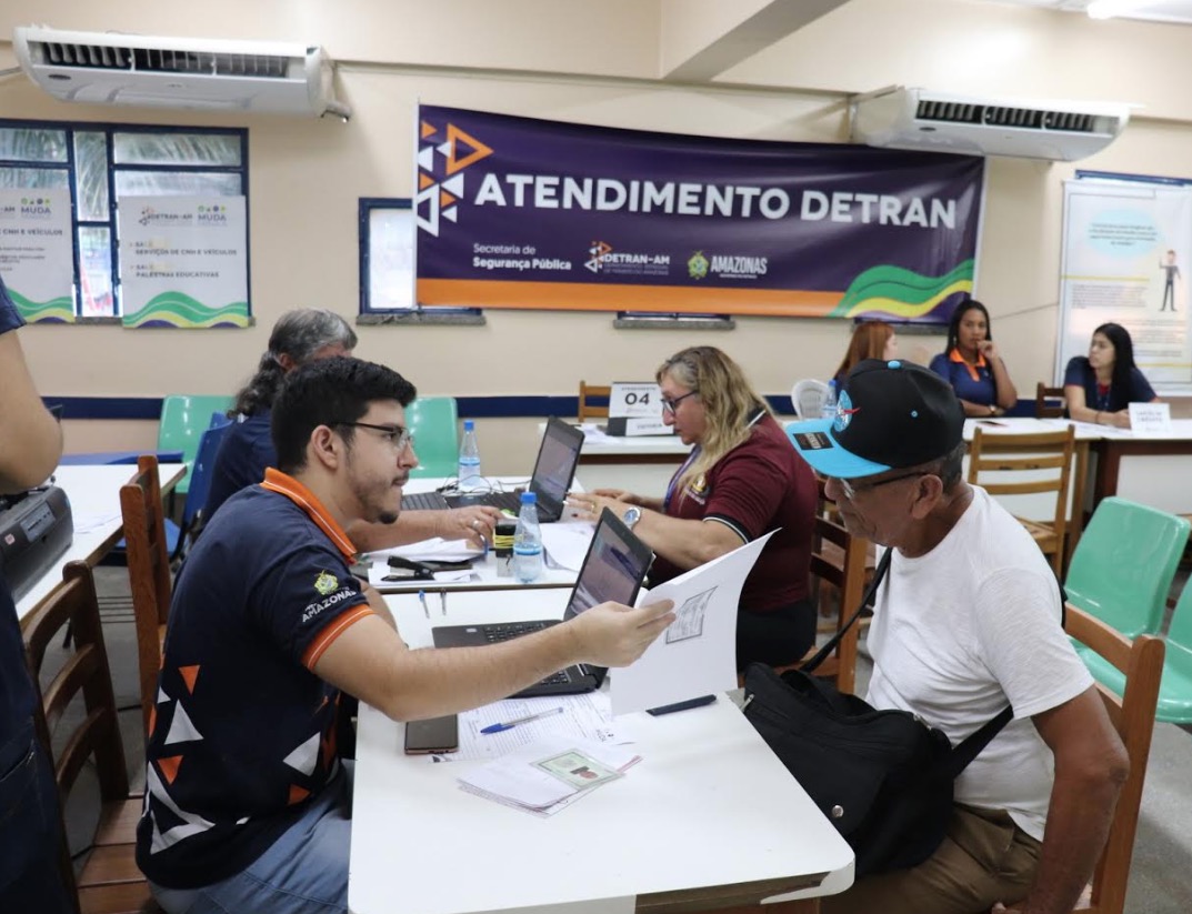 Em Manaus, Detran realiza mutirão de atendimentos sem hora marcada