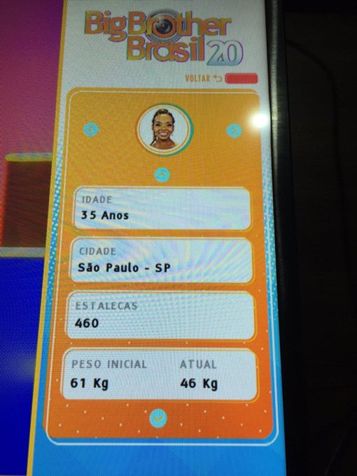 Imagem mostra que Thelma perdeu 15 kg no BBB20 e peso atual choca internautas