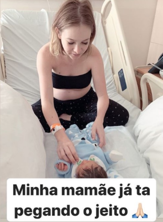 Esposa de Pyong mostra primeira foto do filho do BBB, Jake 