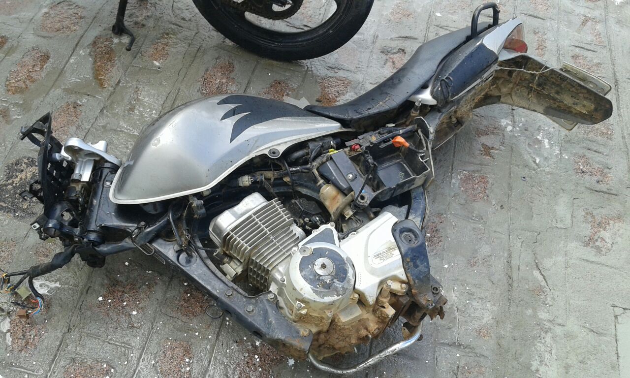 Em Manaus, polícia encontra desmanche e recupera duas motocicletas roubadas